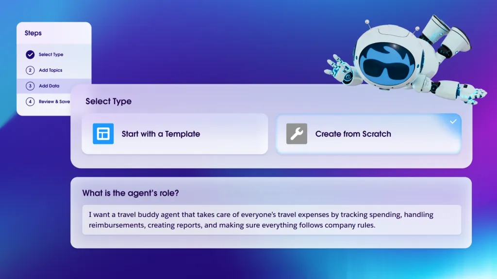 product agentforce agent builder marquee
