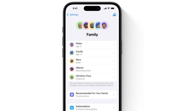 Family Sharing Group