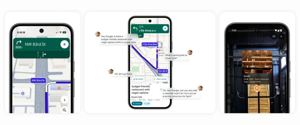 Google Maps navigation