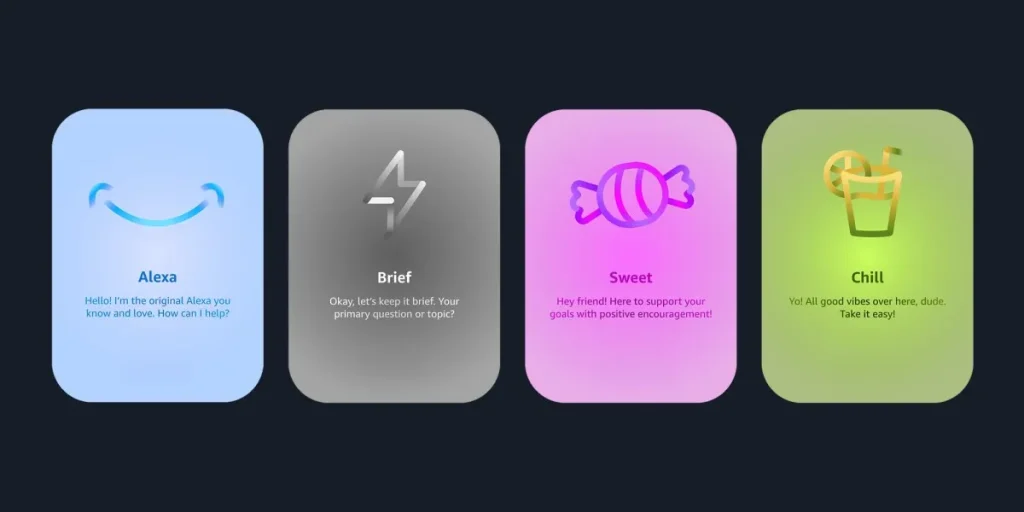 Alexa+ personality styles