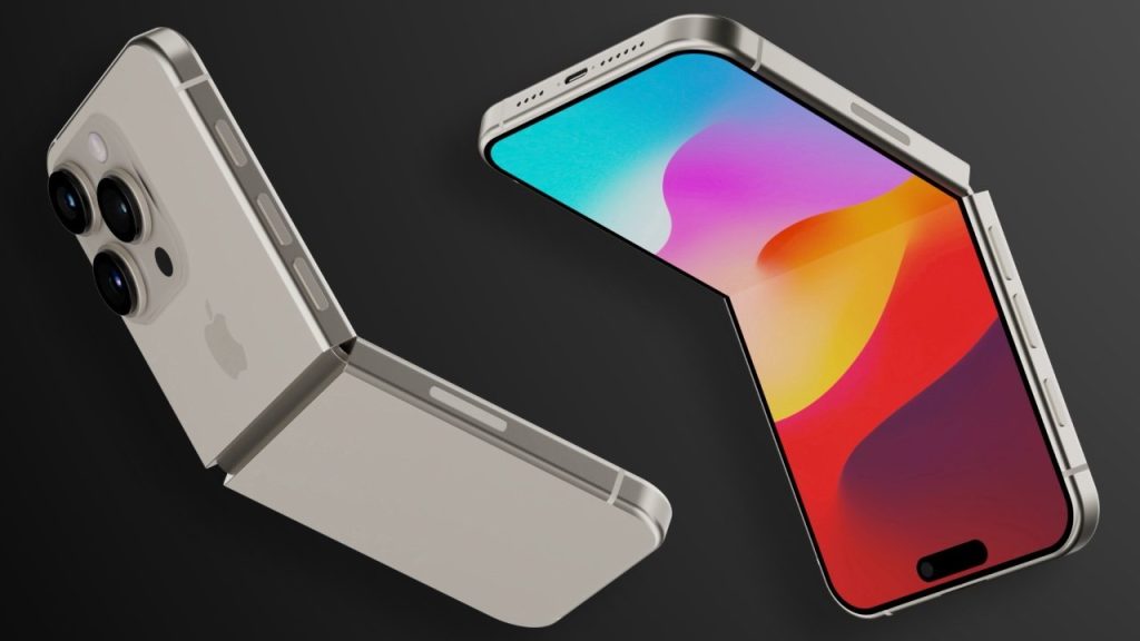 Possible clamshell iPhone Fold image credit AppleInsider