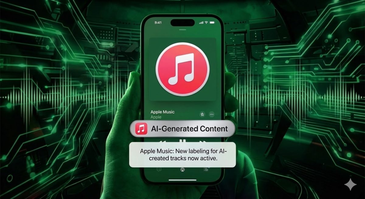 Apple Music AI content labeling