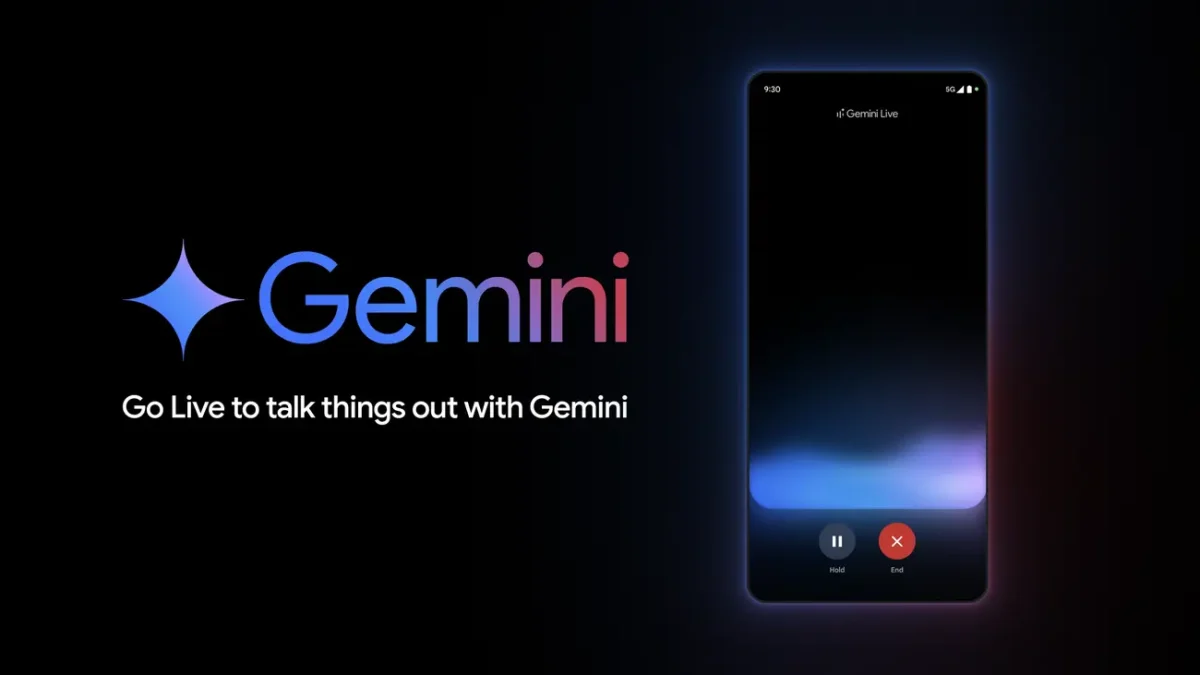 Gemini Live floating pill redesign