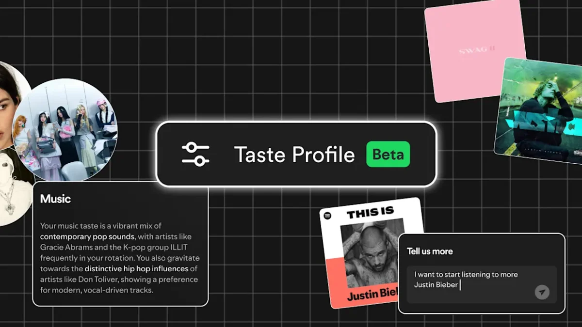 Spotify Taste Profile feature