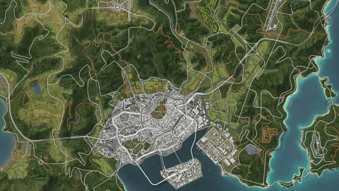 Forza Horizon 6 world map
