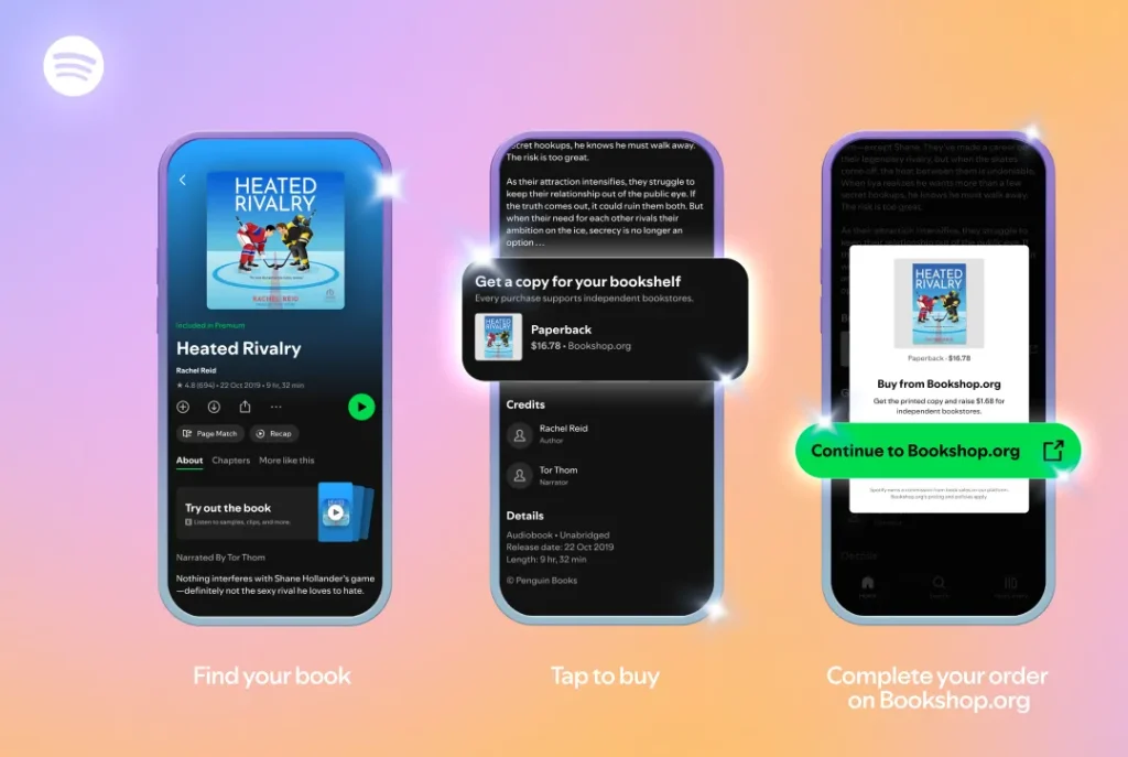 Spotify Physical Books Product