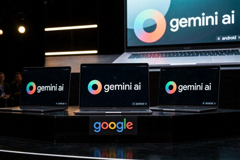 Android laptops with Gemini AI