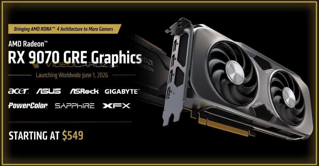 AMD RADEON RX 9070 GRE
